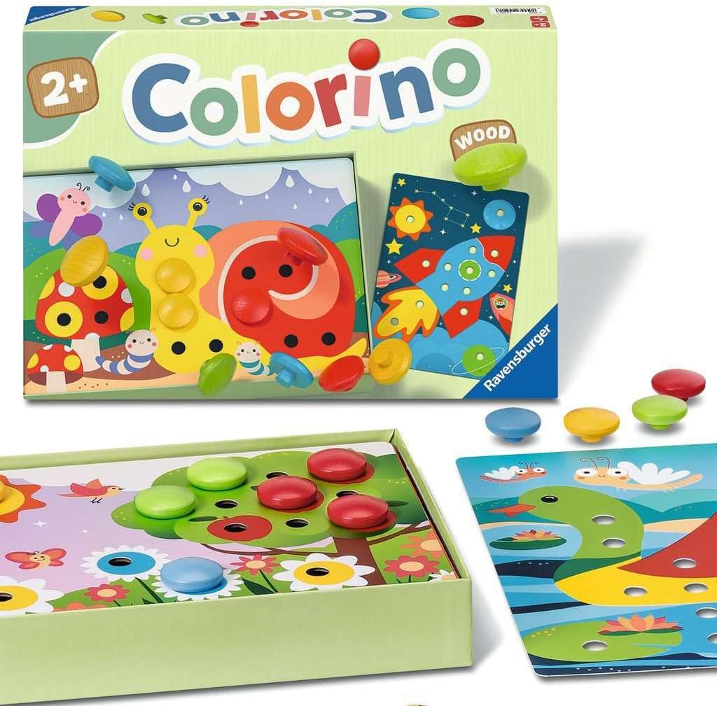 Detalle 2 de Ravensburger 24591 Mein Holz-Colorino – Jeu en bois pour apprendre les couleurs dès 2 ans