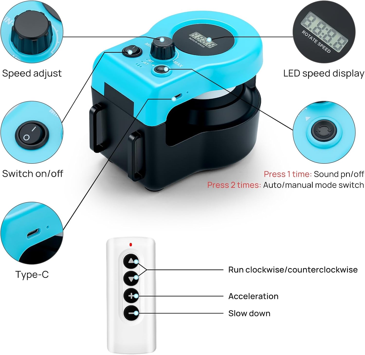 Thumbnail 2 de AOKUY Cat Toys New Cat Treadmill – automatic & remote control simulated hunting toy for indoor cats