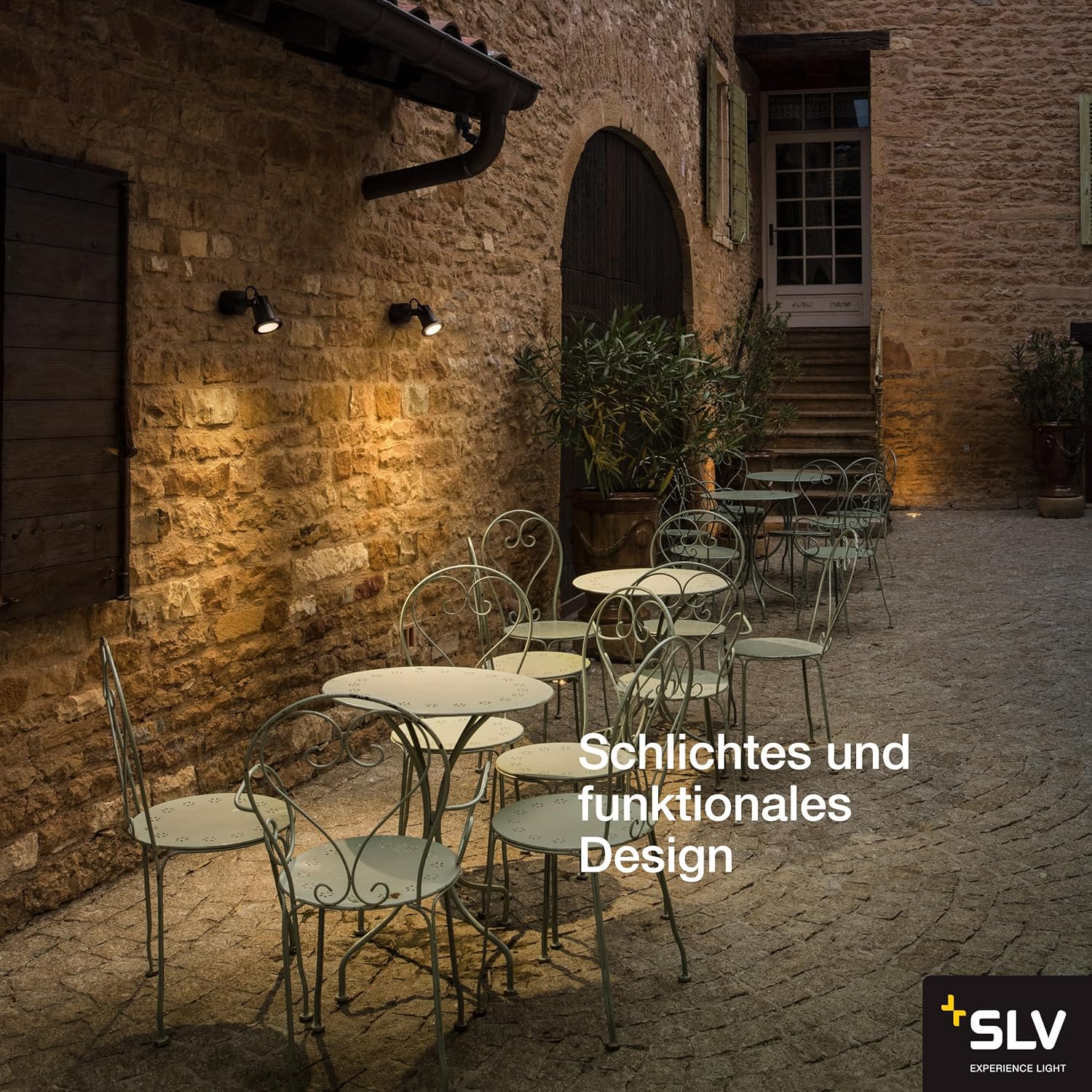 Detalle 2 de SLV Nautilus WL — Applique en saillie extérieure (GU10, IP54, 11W) noir
