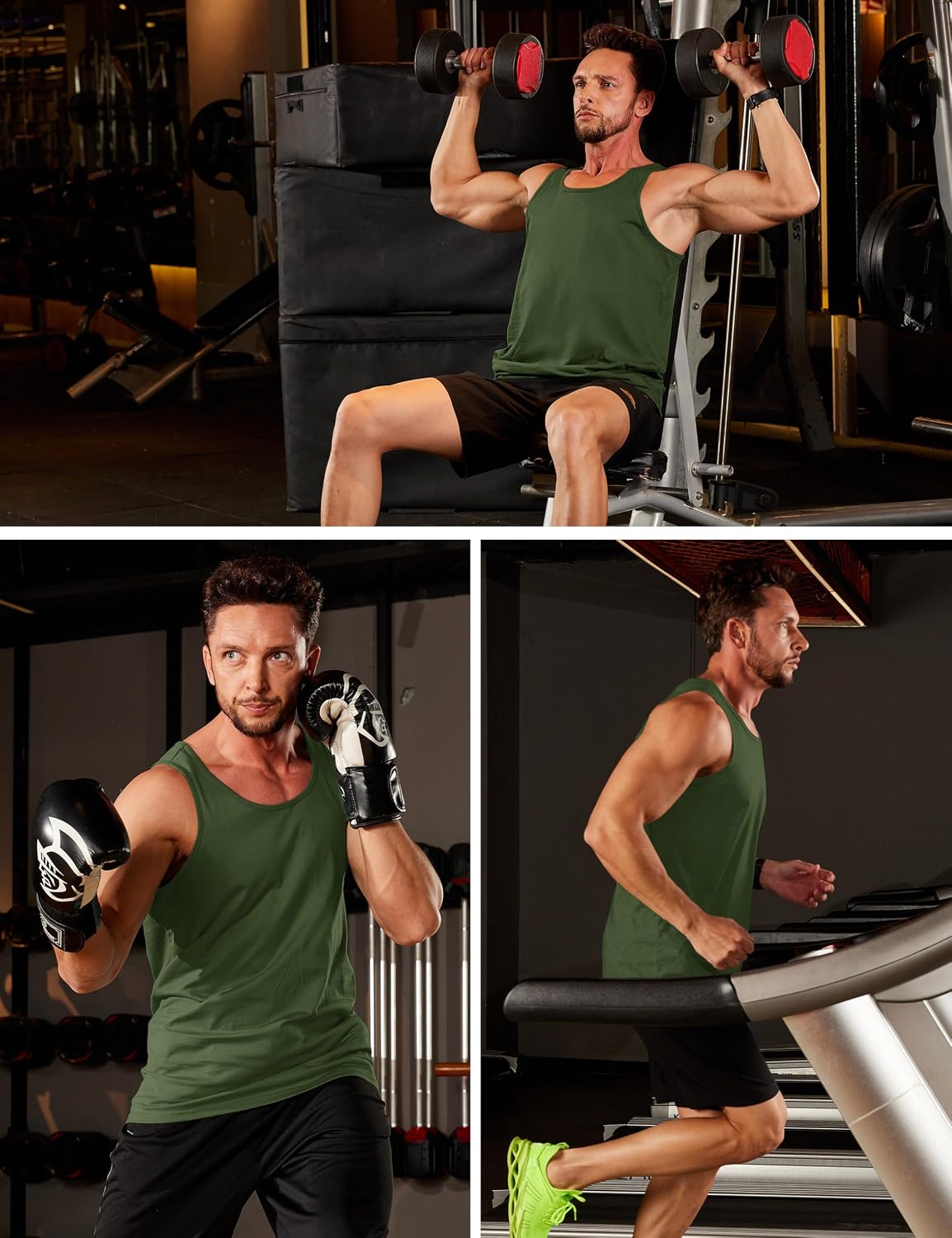 Detalle 1 de MAGCOMSEN Men's Tank Top Cotton Blend