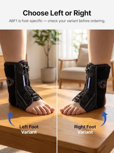 Thumbnail 8 de KNEEBRIGHT ABF1 Ankle Brace with Rigid Side Stabilizers