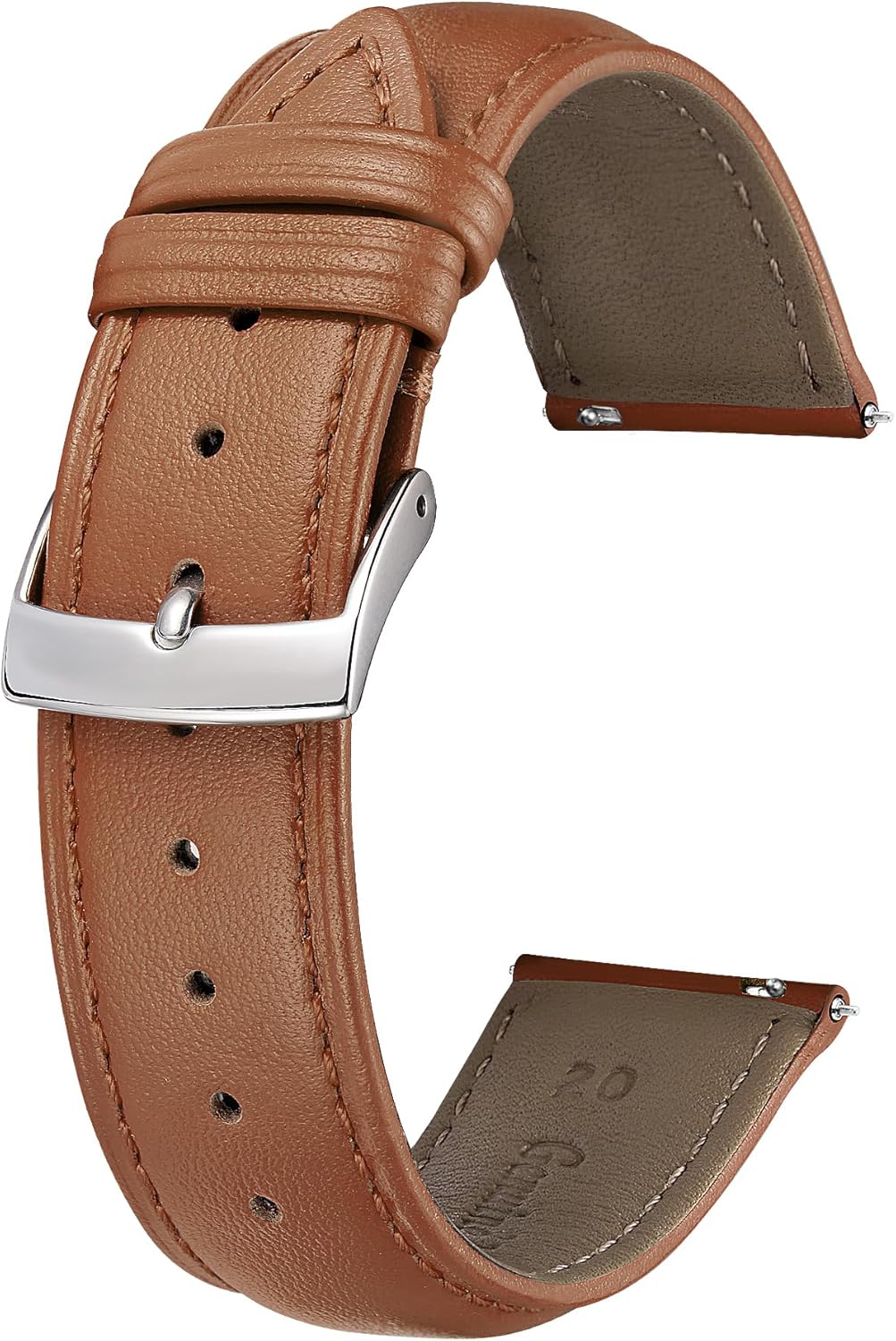 Thumbnail 6 de BINLUN leather watch strap with quick release (12–22mm) in multicolours