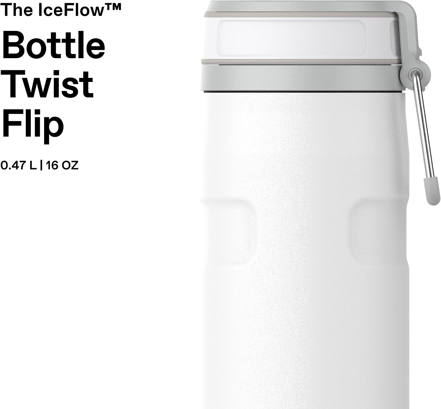 Detalle de Stanley IceFlowBottle 0.47L Frost