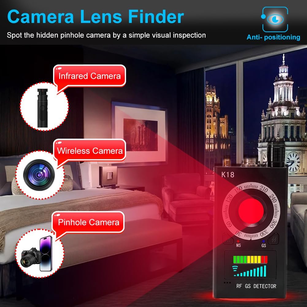 Thumbnail 4 de SIKVVIO Hidden Camera Detector RF Scanner 🎥