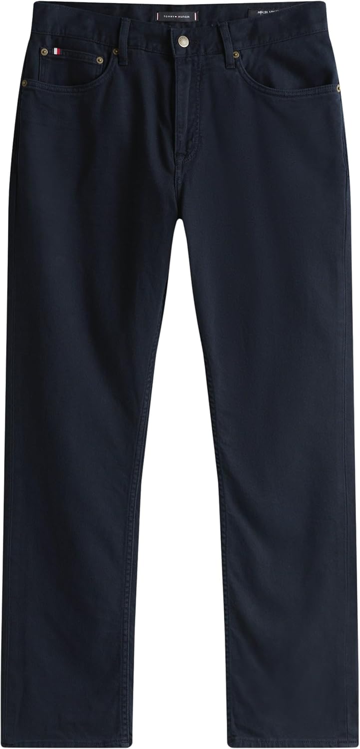 Detalle 2 de Tommy Hilfiger Men’s Regular Fit Mercer Mid Rise Jeans (5-pocket, stretch denim)