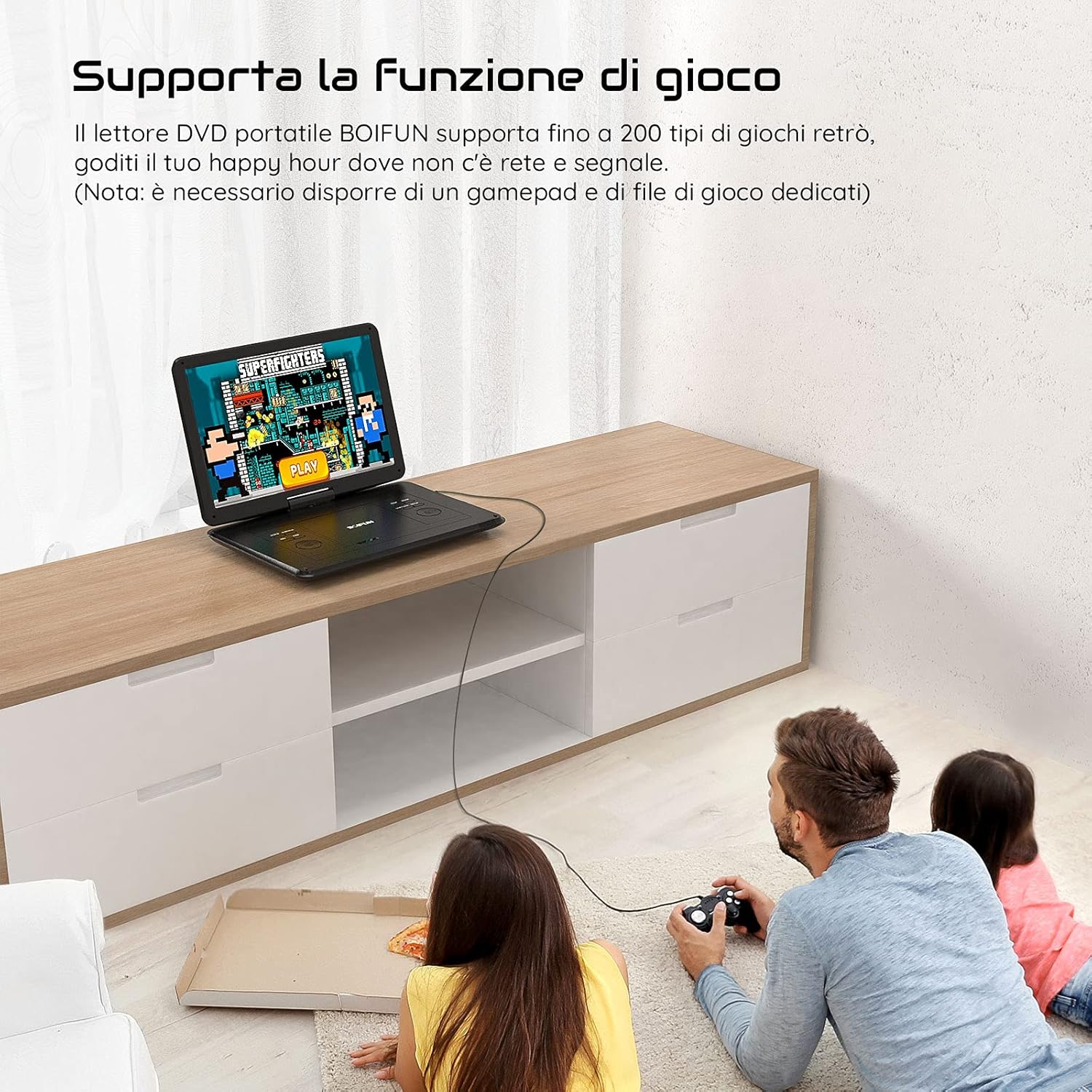 Thumbnail 6 de Lettore DVD Portatile 16" HD con batteria 📀