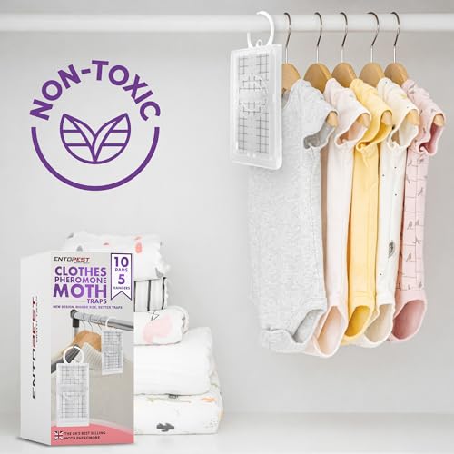 Detalle de Entopest Monitoring Moth Traps – 10 Pads + 5 Reusable Hangers