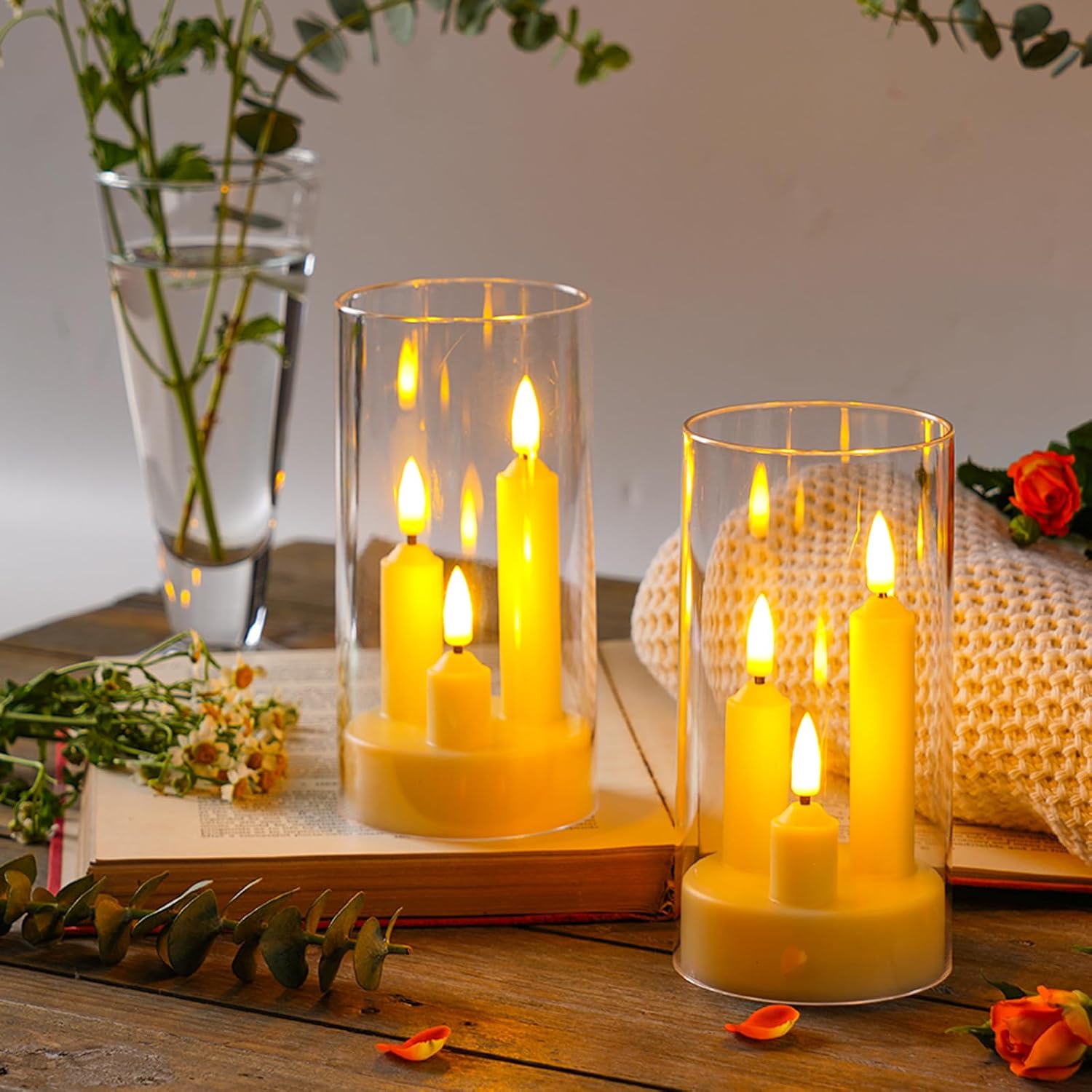 Thumbnail 2 de Da by Vela LED sin llama con control remoto y temporizador 🕯️ Duo de velas decorativas