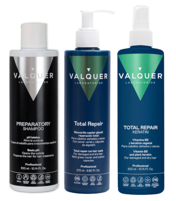 Valquer Pack Cold-Keratin Tratamiento Reparador Cabello Dañado 💇♀️