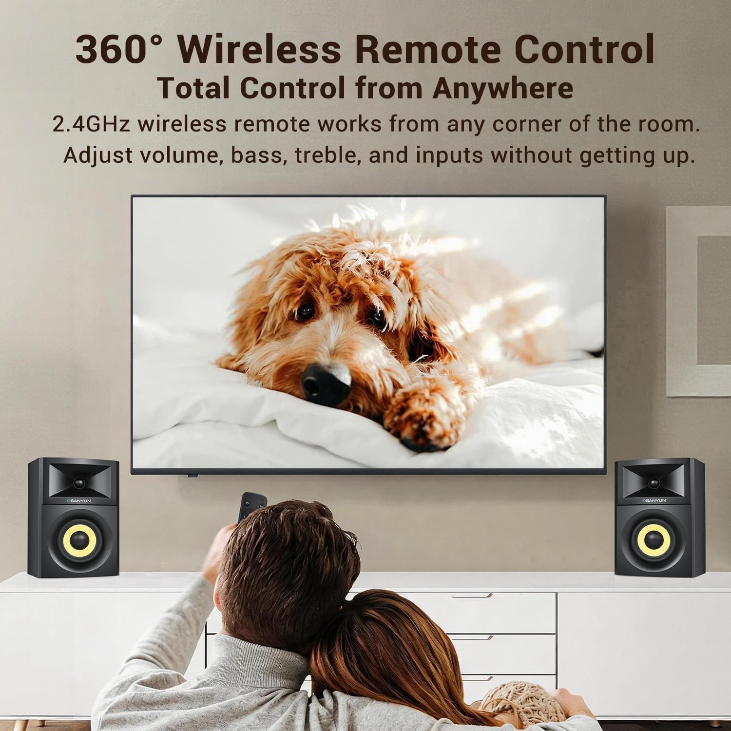 Thumbnail 6 de Sanyun SW205 2.0 Bookshelf Speakers review: room-filling stereo with Dual-DSP