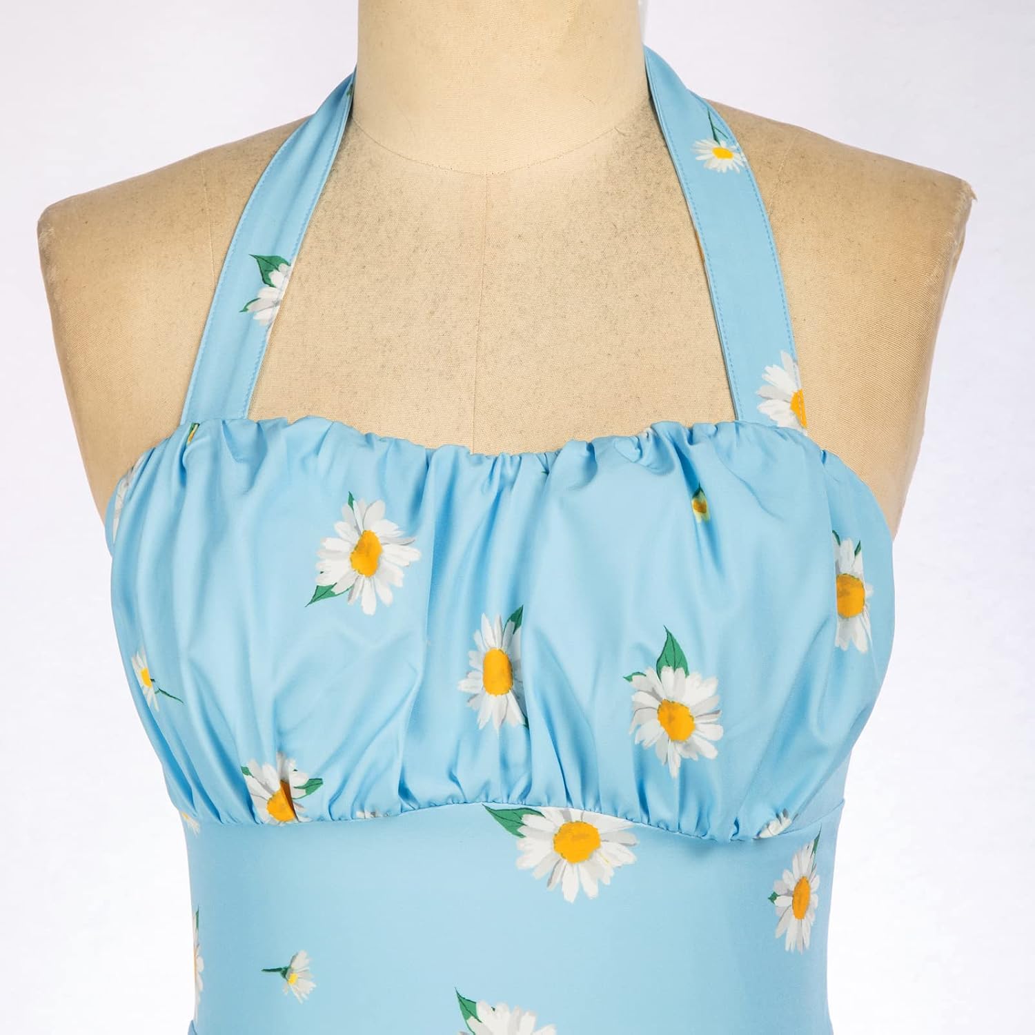 Detalle de Belle Poque Vintage Sleeveless Floral Dress for Women