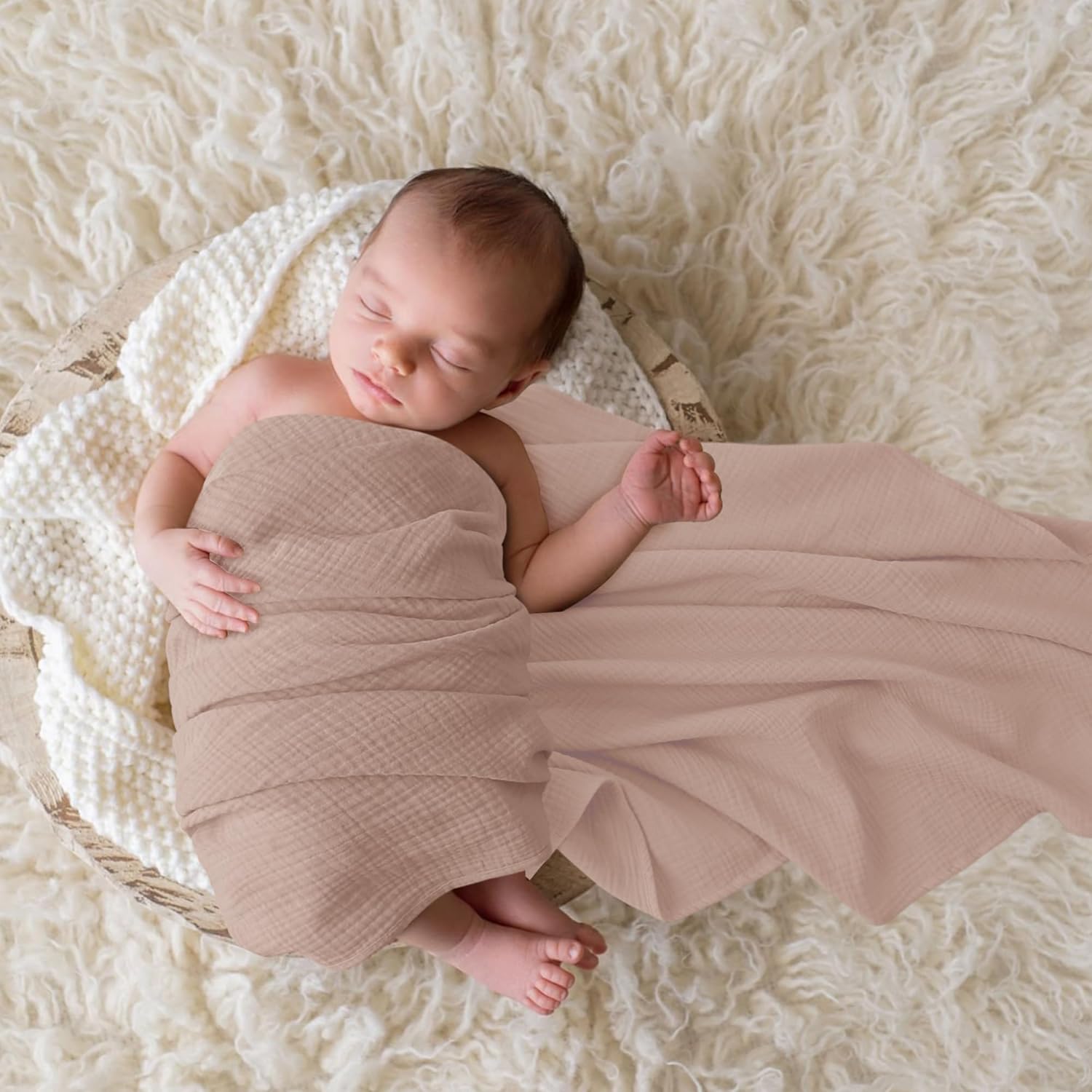 Thumbnail 5 de Bearmoss Baby Pucktuch Musselin 3er Set 96x102 cm