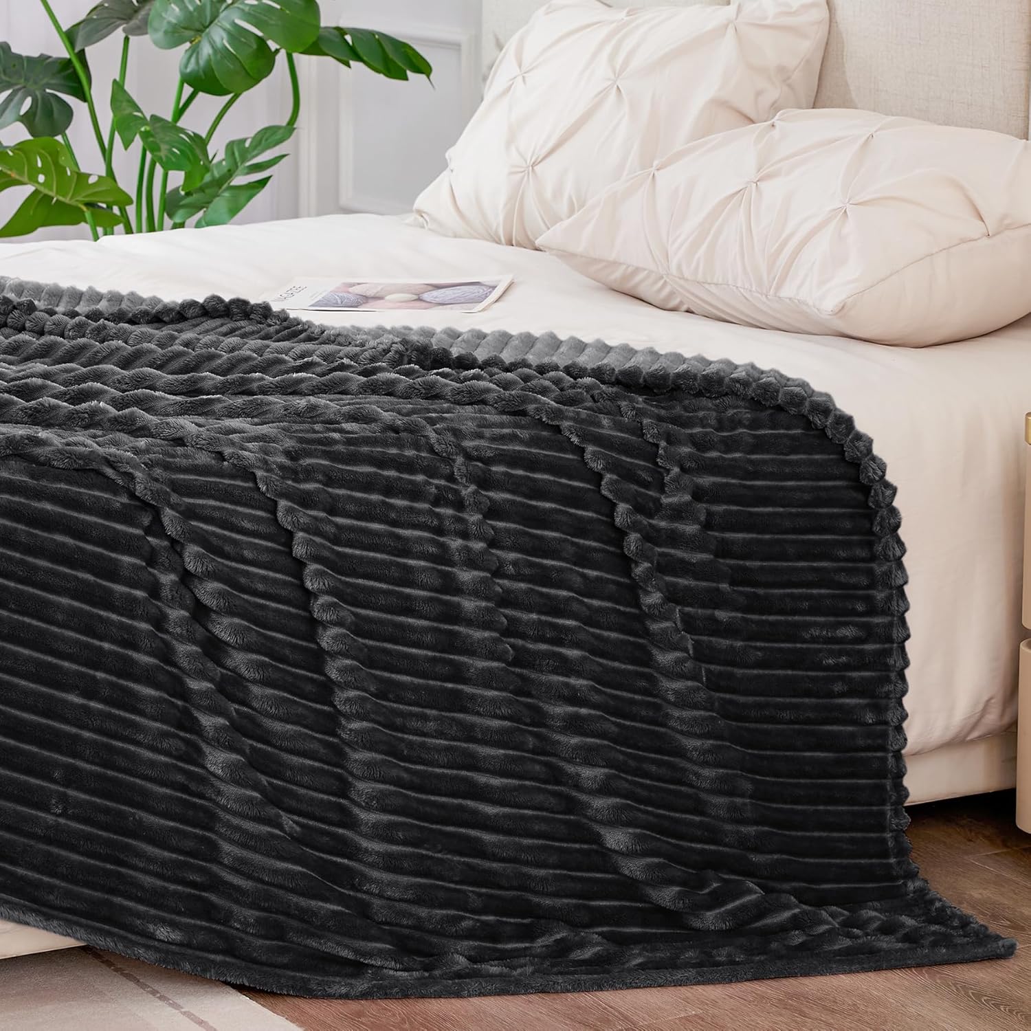 Thumbnail 5 de BEDELITE Queen Fleece Blanket, 90x90 inches