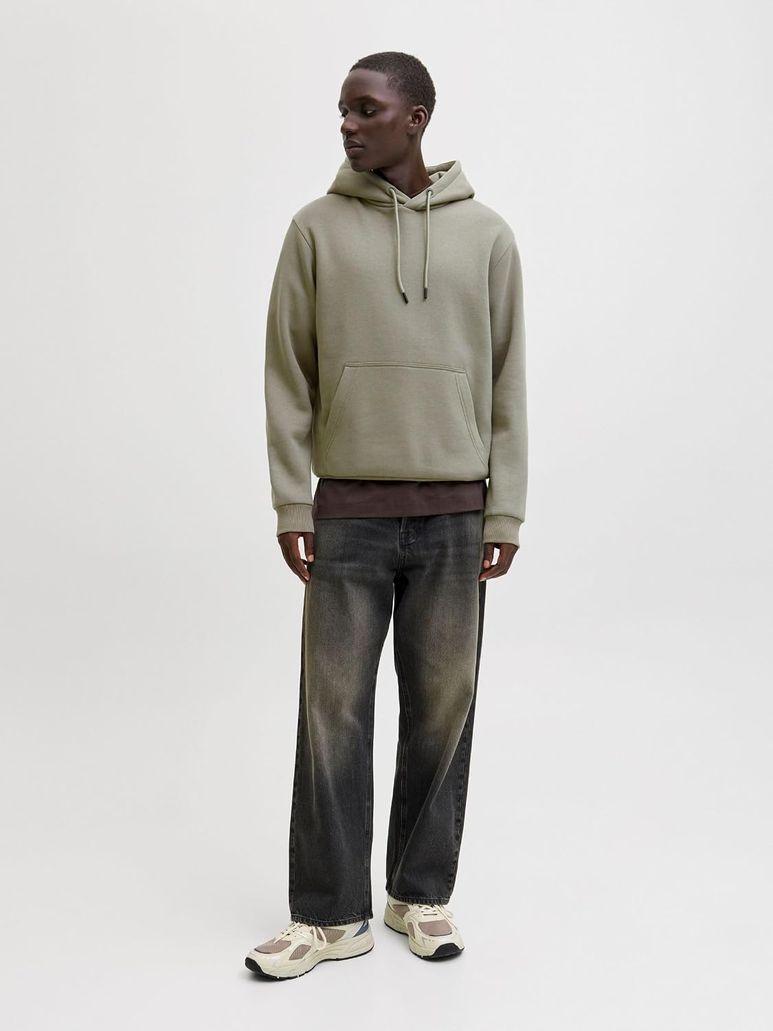 Detalle de JACK & JONES Jjebradley Sweat Hood Noos – Hoodie mit langen Ärmeln