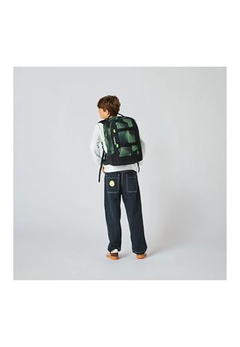 Thumbnail 6 de Satch Schulrucksack Pack Seismic Green – Schwarz: Viel Platz, ergonomisch tragbar und zuverlässig organisisert