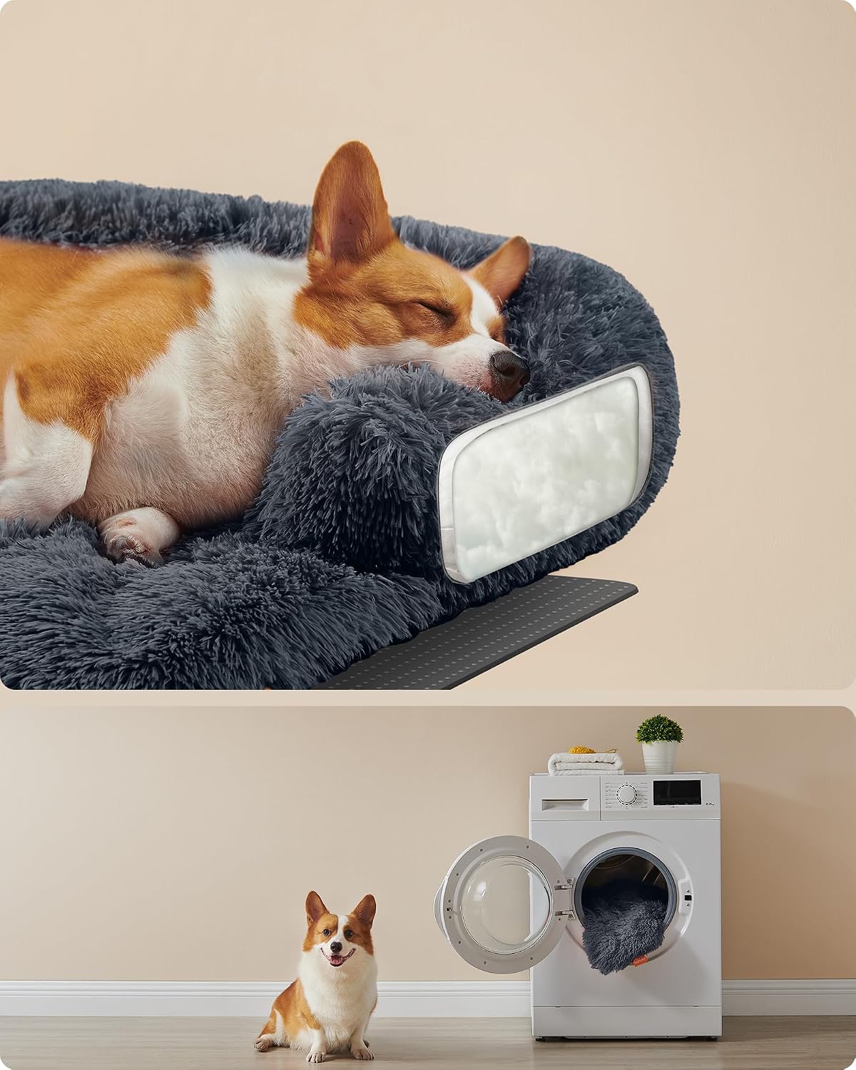 Detalle de FEANDREA FluffyHug BOBBEE PGW222G02 hondenmand L, pluche met TPU-onderlaag