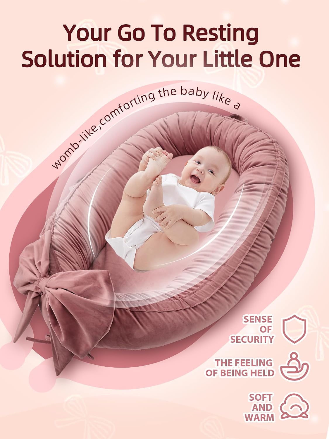 Thumbnail 4 de EAQ Baby Nest Pod for Newborn 0–12 months