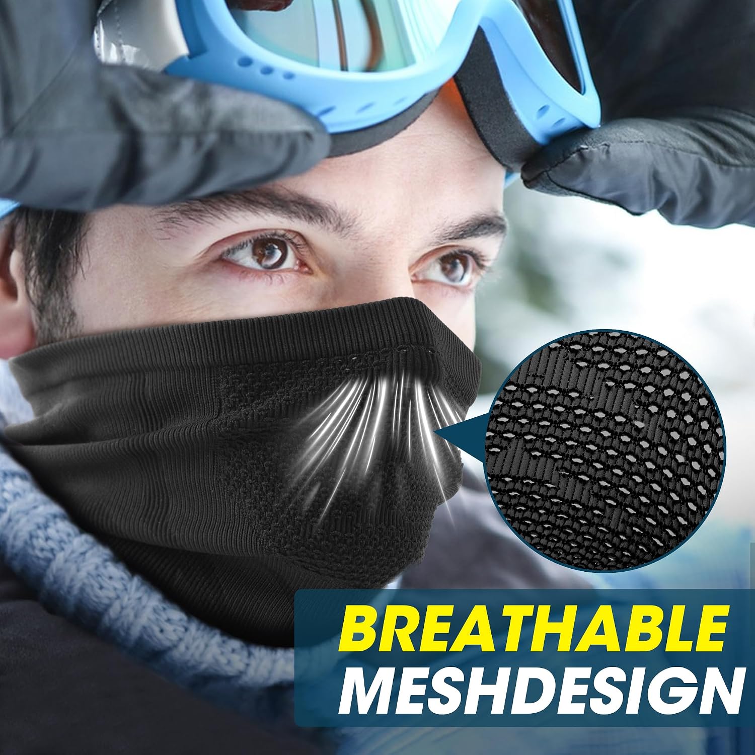 Detalle 2 de WTACTFUL Winter Neck Warmer Gaiter 8.7x14.2