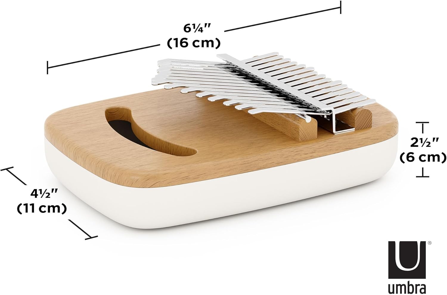 Thumbnail 2 de Umbra Strumba Kalimba Daumenklavier mit 15 Tasten – Tragbares, dekoratives Musikinstrument