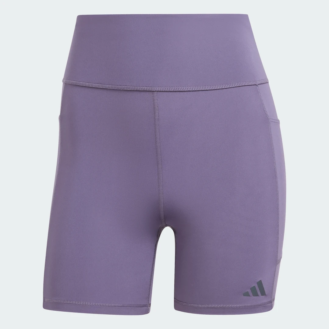 Detalle de Mallas cortas Own the Run de Adidas – color violeta