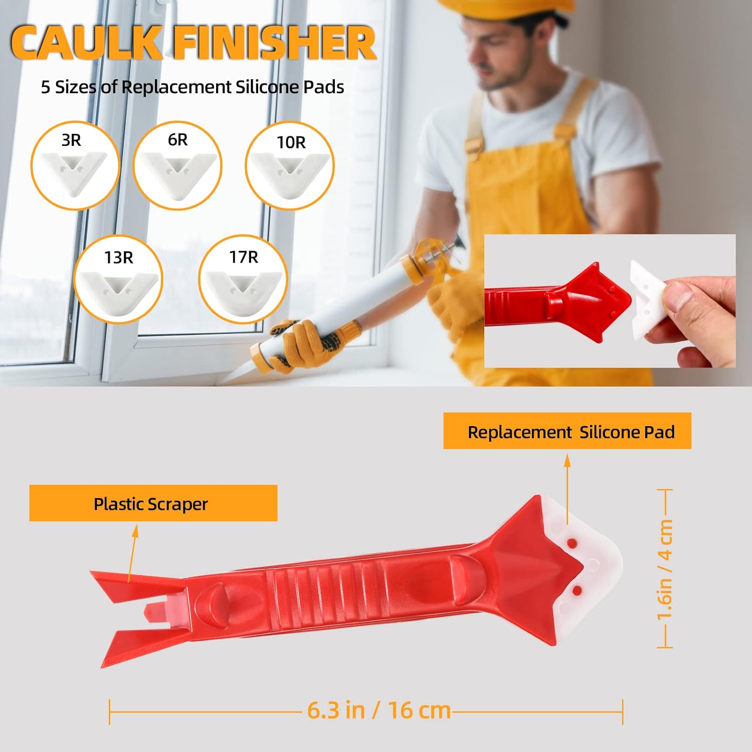 Detalle de Caulk Tool Kit for Removal and Application 🛠