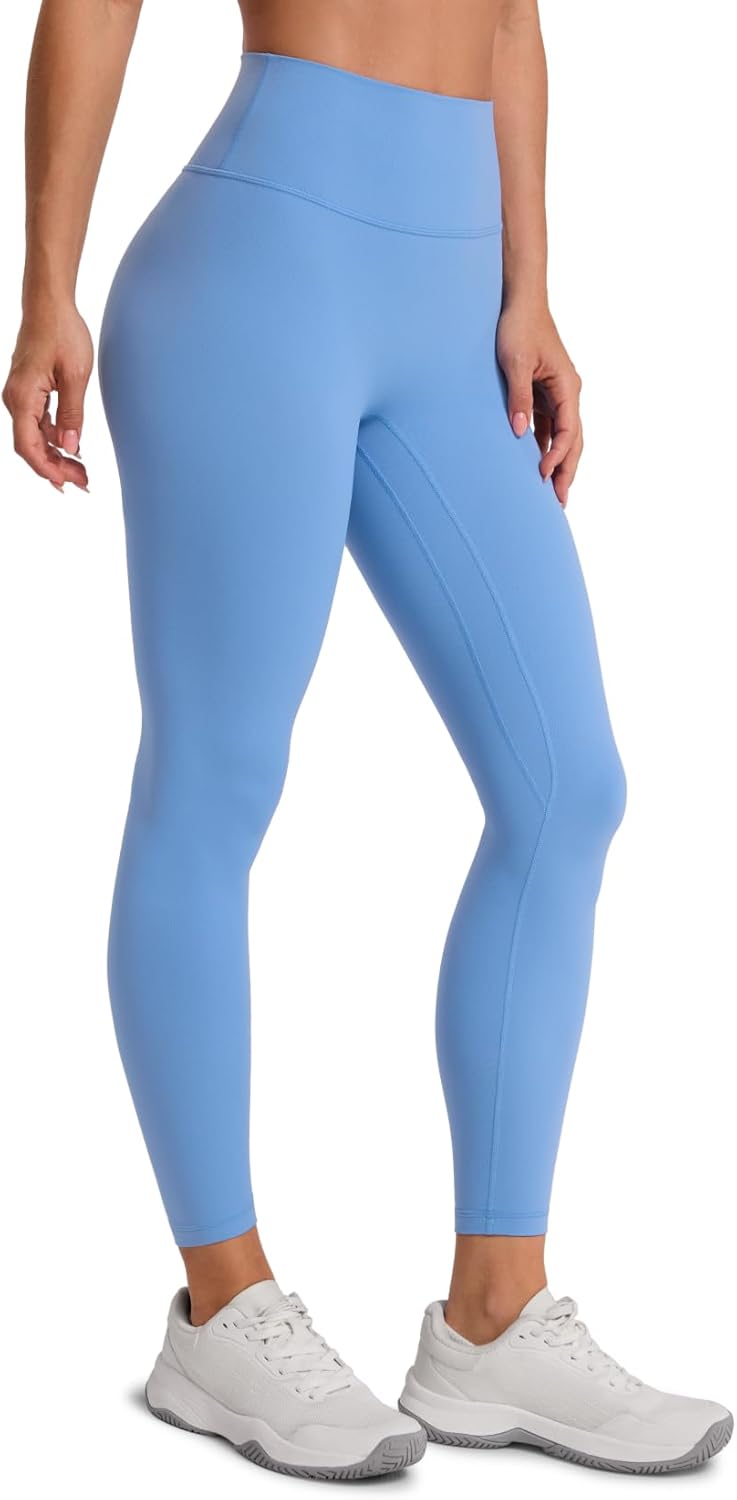 Thumbnail 6 de CRZ YOGA Womens SculptAir No Front Seam Yoga Leggings 25" - High Waisted Stretchy Workout Pants