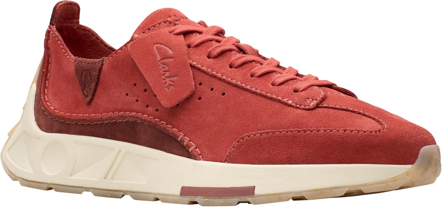 Thumbnail 6 de Clarks Craft Speed Homme en suède rouge – chaussure confort à semelle légère