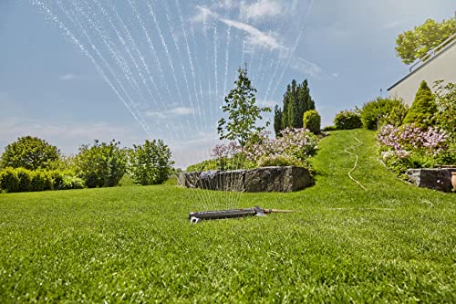 Detalle de Gardena Viereckregner AquaZoom L – Regner für Flächen 28–350 m²