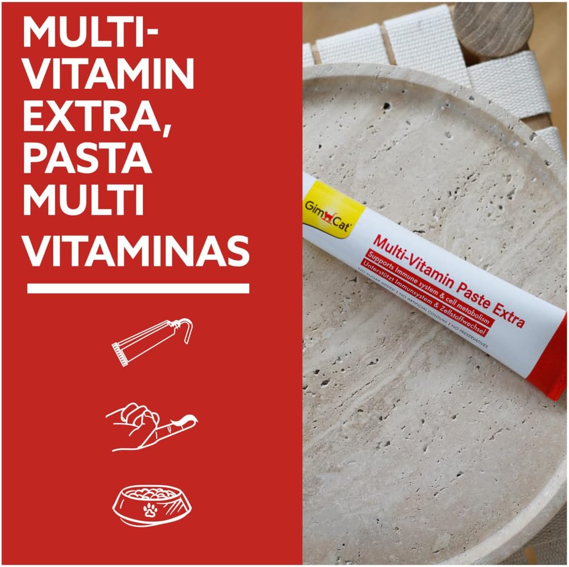 Thumbnail 4 de GimCat Multi-Vitamin Extra pasta multivitamínica 200 g 🐱