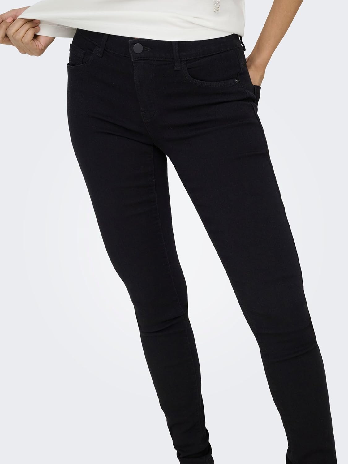 Thumbnail 6 de ONLY ONLRAIN REG Skinny DNM NOOS Frauen Jeans – Blau Basics Streetwear