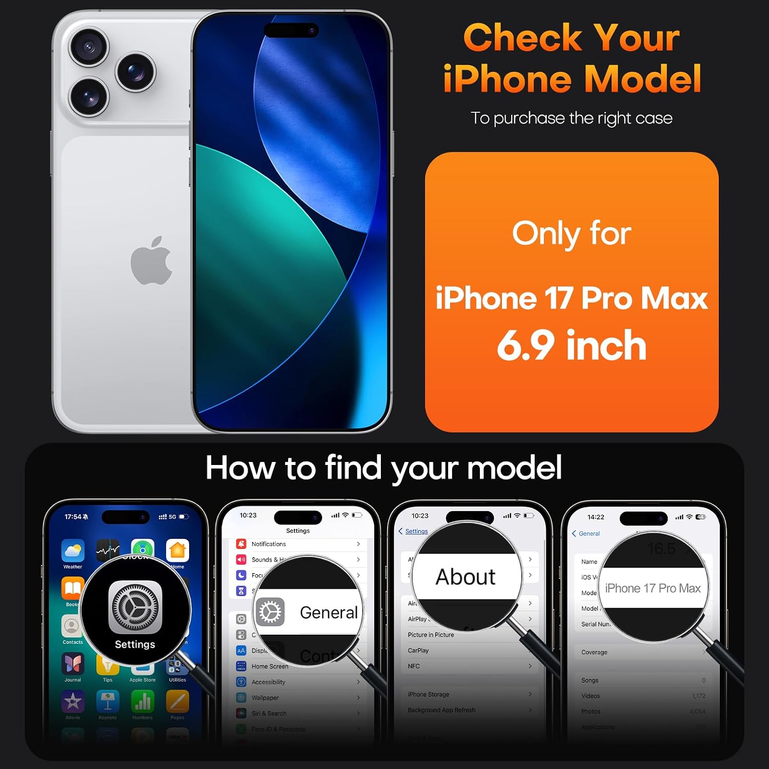 Thumbnail 6 de TAURI iPhone 17 Pro Max case 4.5m drop protection