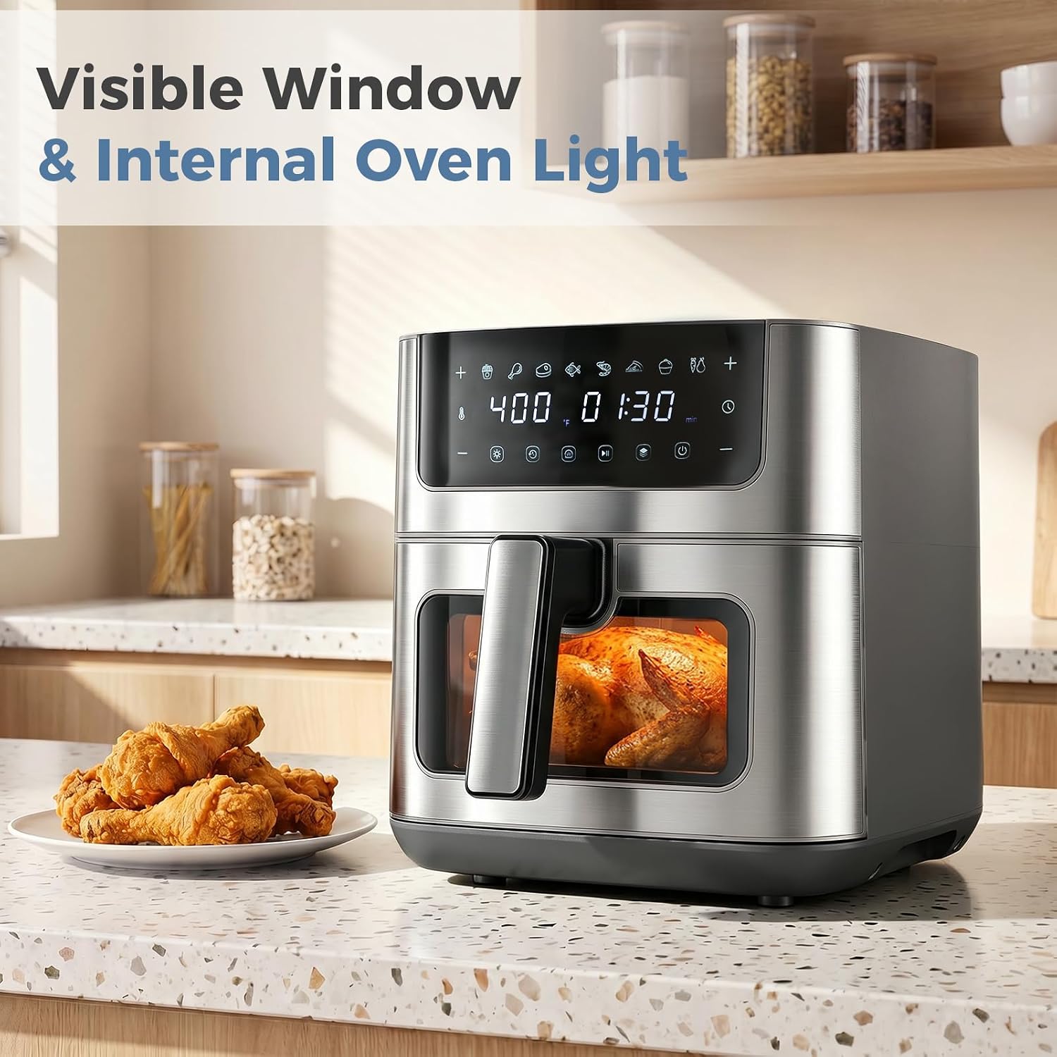 Thumbnail 2 de DUMOS Air Fryer, 6.34 Quarts