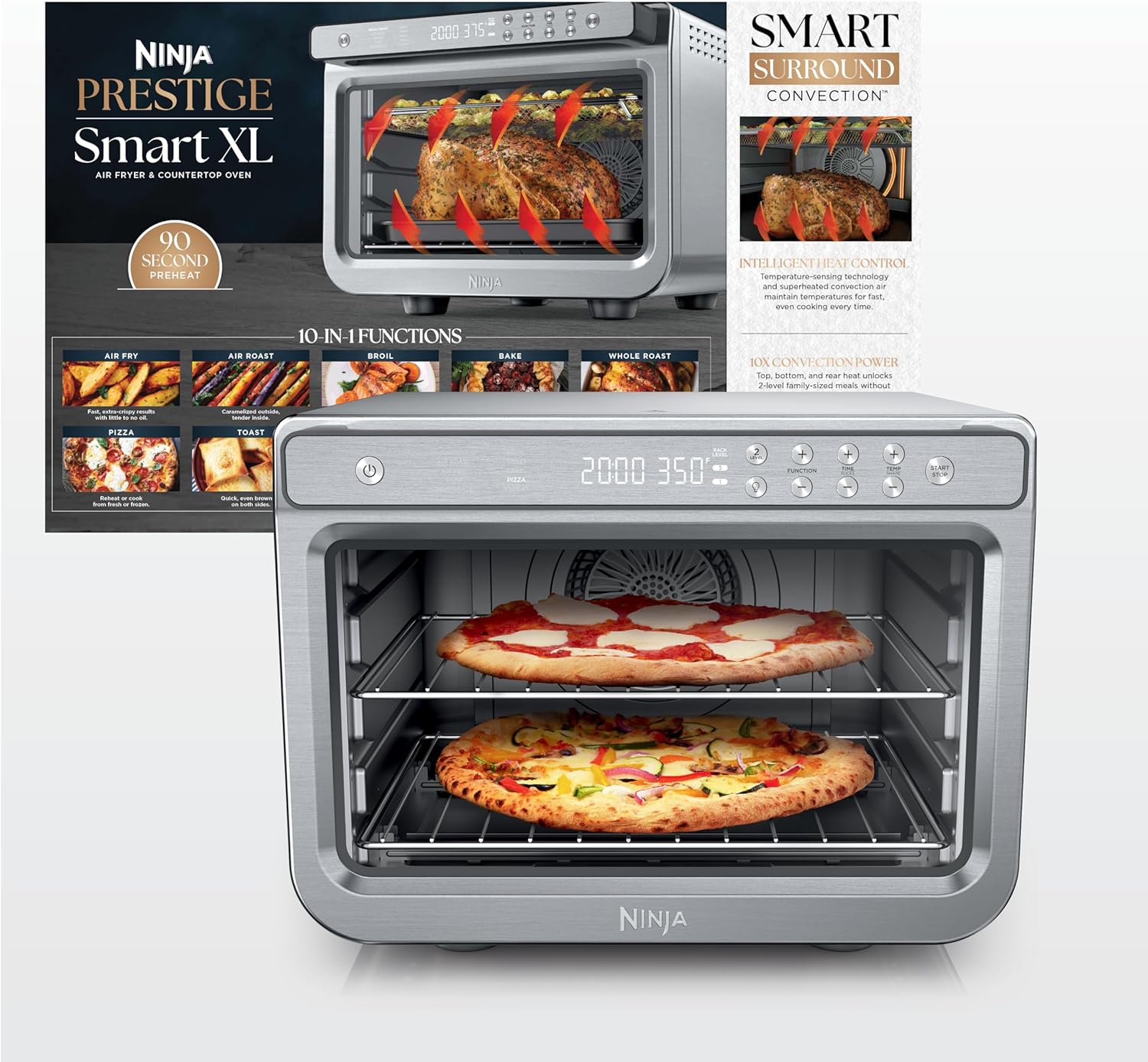 Detalle de Ninja DT501 air fryer 1800W