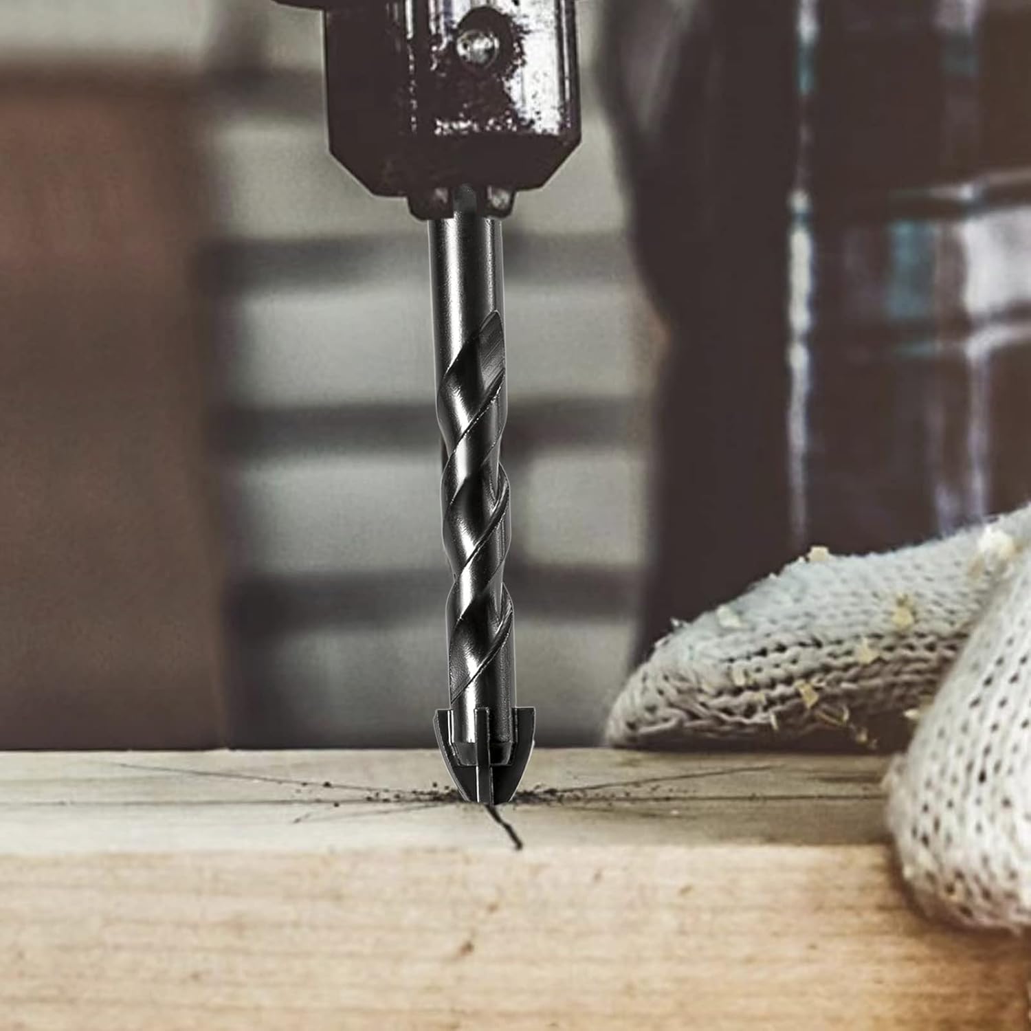 Thumbnail 3 de HPMAISON 10PCS Masonry Drill Bits set (carbide-tipped) for concrete, tile, glass and more