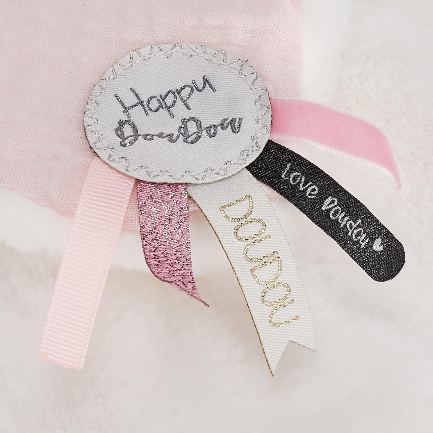Detalle de Doudou et Compagnie Lapin Happy Blush