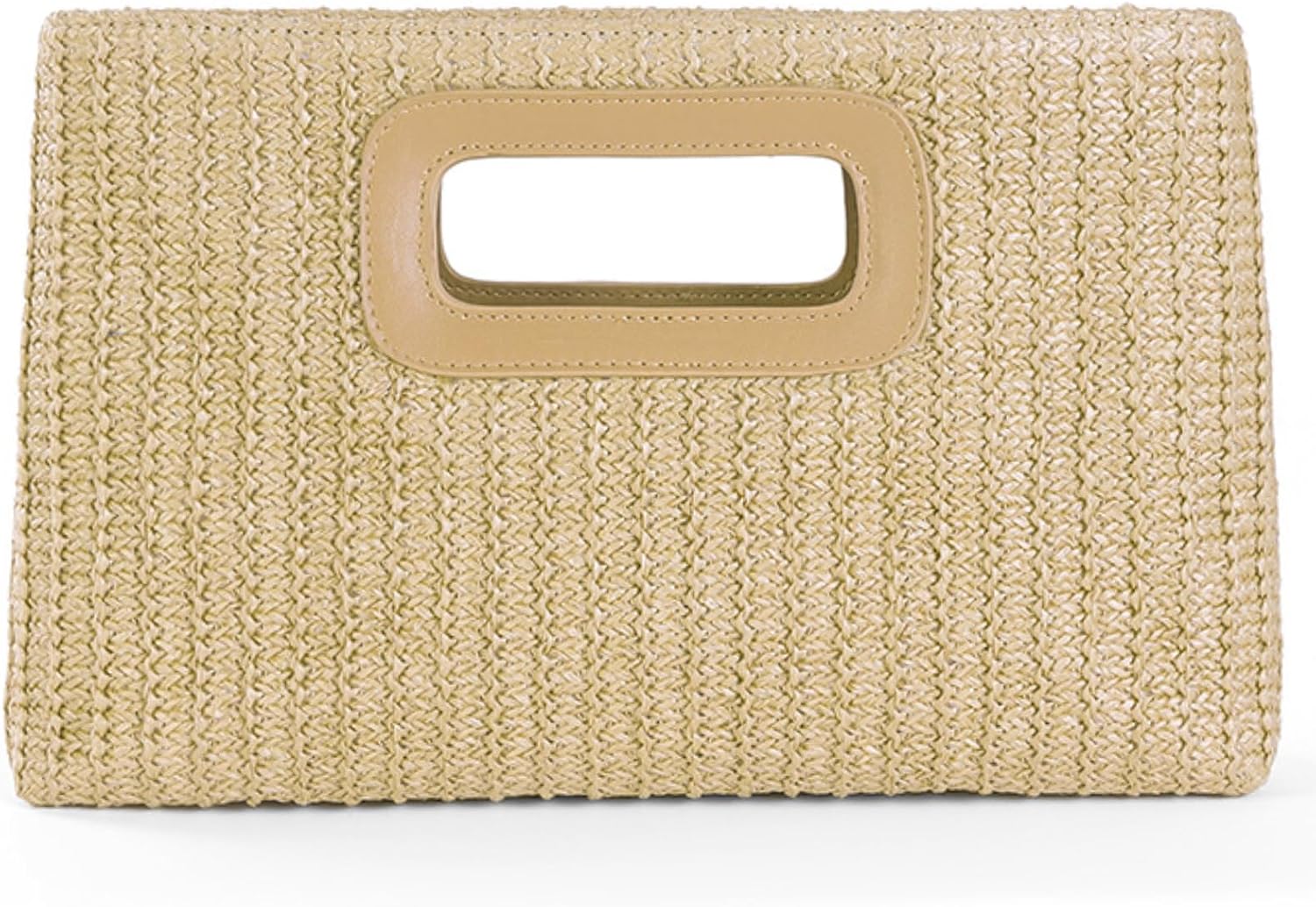 Detalle de Crbeqabe Straw Clutch Purse