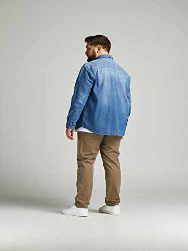 Detalle de JACK & JONES Jjimarco Jjbowie Sa Pantalones beige 30W 32L para hombre