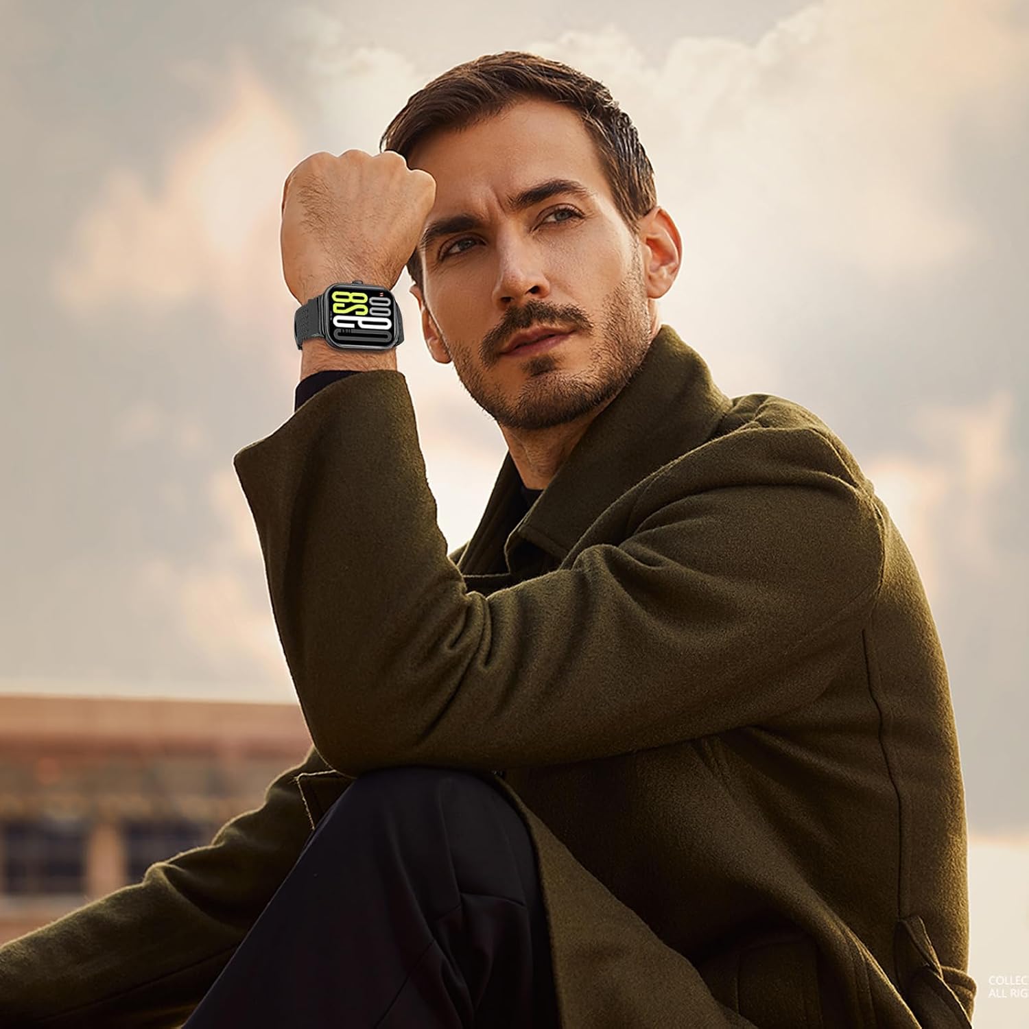 Thumbnail 6 de chinbersky Geflochtenes Nylon-Armband für Xiaomi Band 8 Pro/9 Pro und Redmi Watch – Magnetverschluss, elastisch, atmungsaktiv
