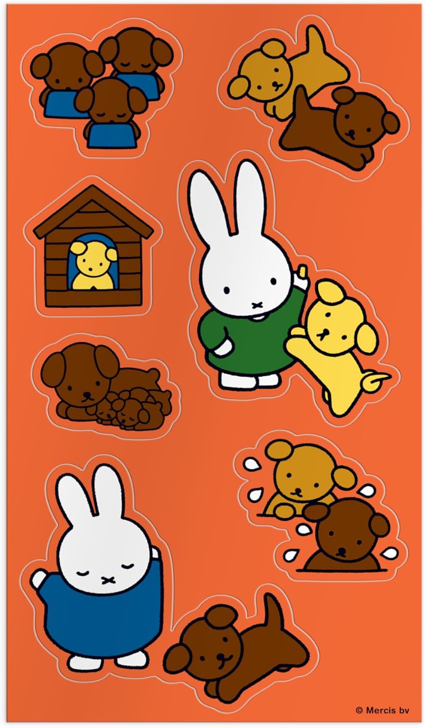 Thumbnail 6 de Galison Miffy Sticker Tin – 24 Sheets of Miffy Stickers (22 standard + 2 Puffy) in a Portable Tin