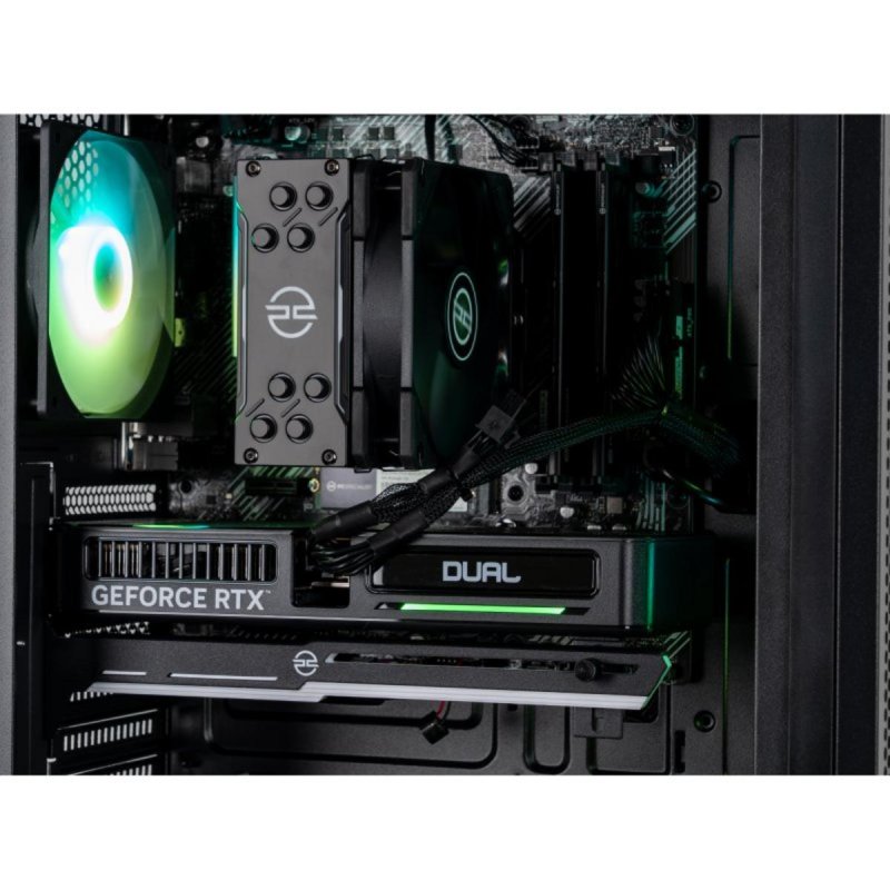 Detalle de PCSpecialist PRISM RTX 5060 con Ryzen 7 5700X: rendimiento sólido para gaming y creación en PC de sobremesa