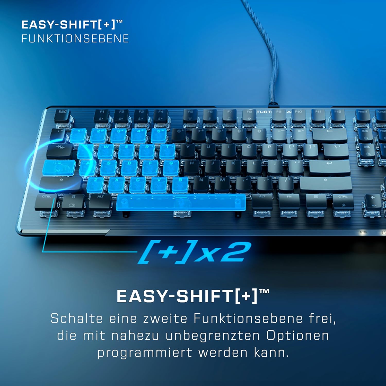 Thumbnail 5 de Turtle Beach Vulcan II mechanische Gaming-Tastatur (Titan II Braun) mit beleuchteten Tasten, DE-Layout