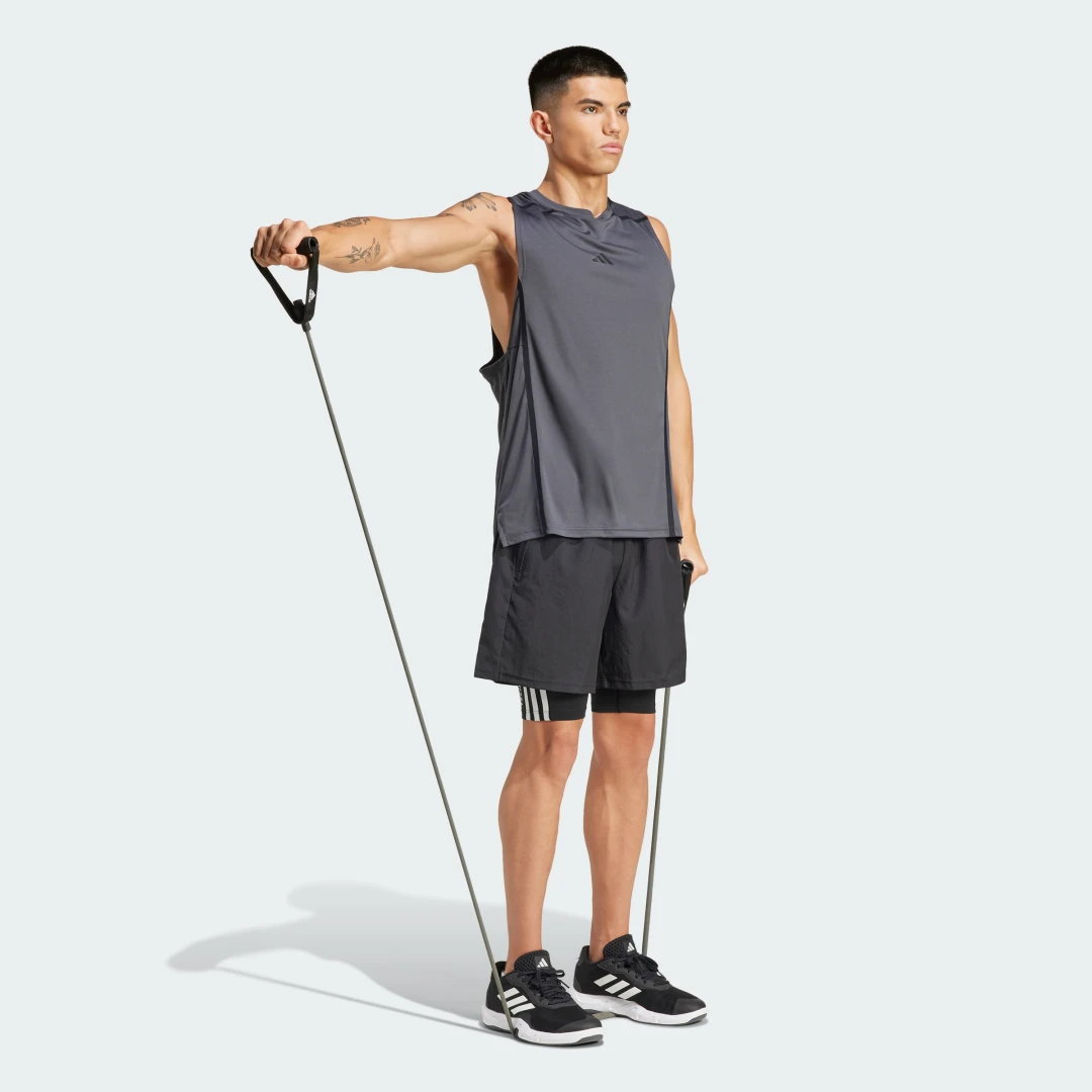 Thumbnail 2 de Mallas cortas de compresión Adidas TECHFIT Training 3-Stripes – negro