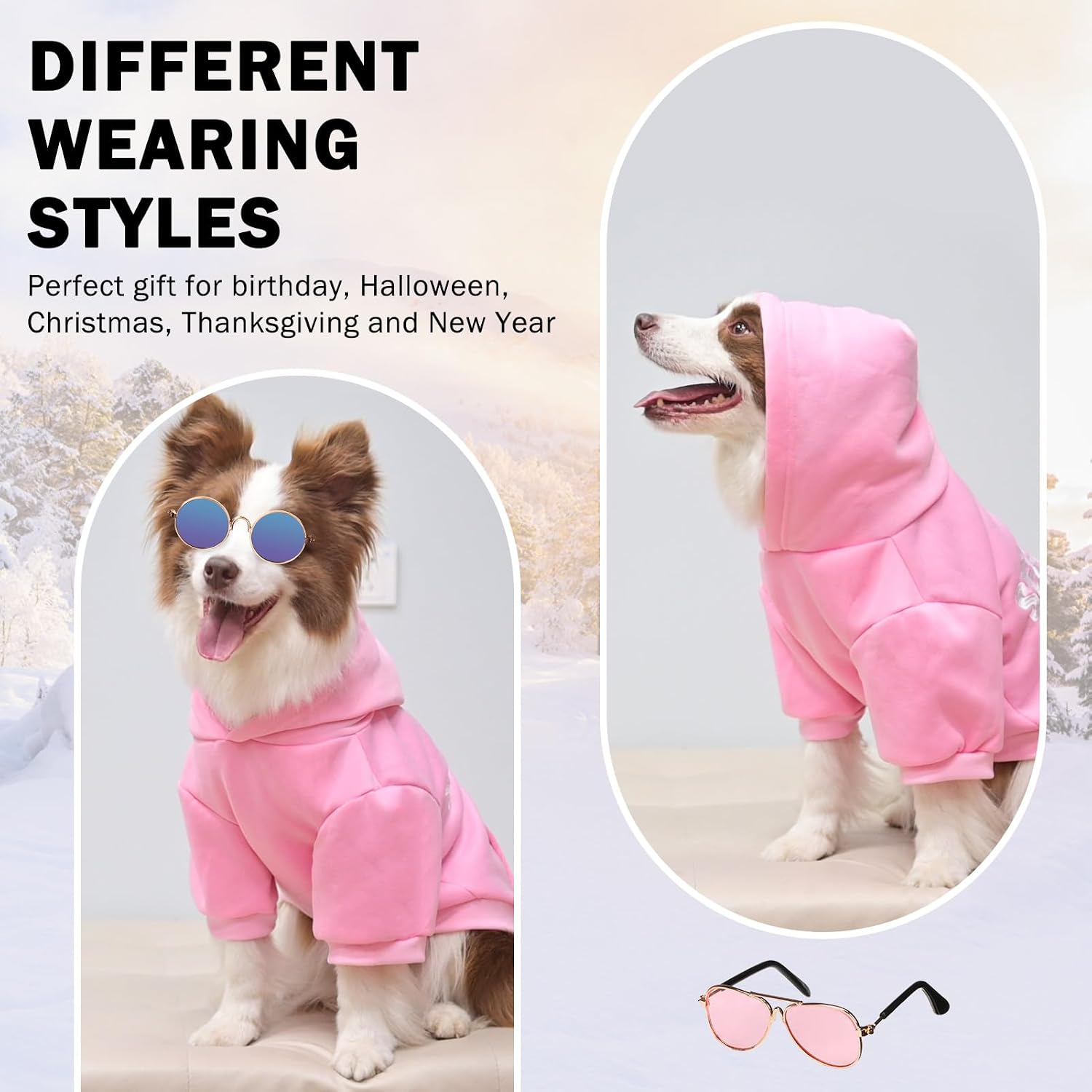 Detalle de SCENEREAL Security Dog Hoodie, Size L, Embroidered Back, Leash Hole and Pocket