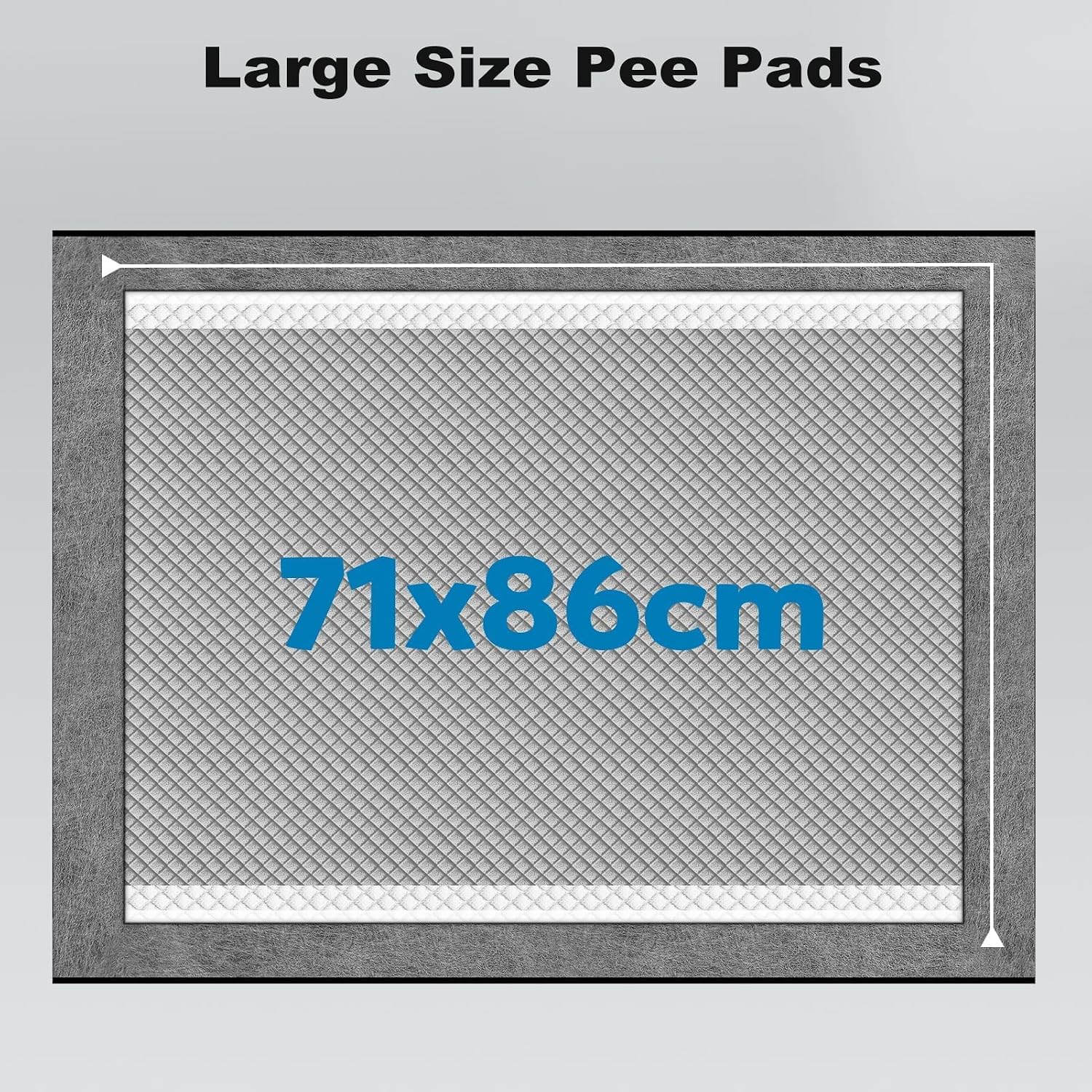 Thumbnail 4 de MIZOK Charcoal Puppy Pads 71x86cm training