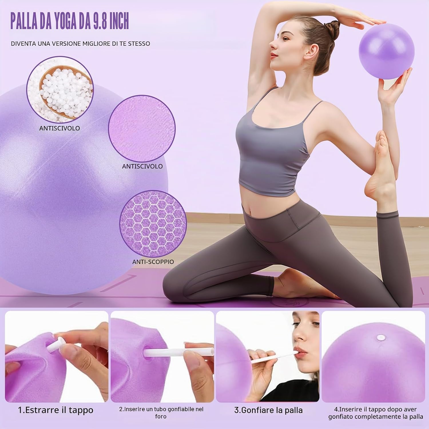 Detalle 2 de LADYSONS Set di anelli da pilates – Pilates Essential Kit
