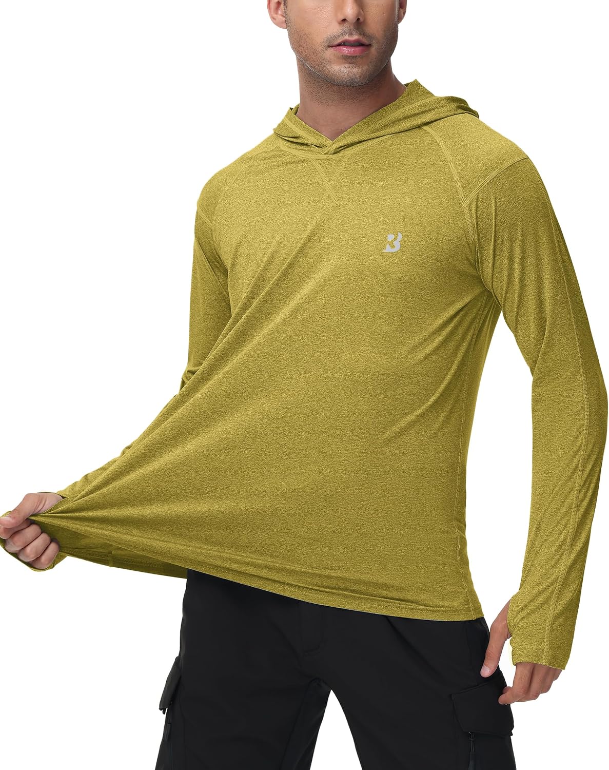 Detalle 2 de Roadbox Men's UPF 50+ Fishing Shirts with Hooded Sun Protection
