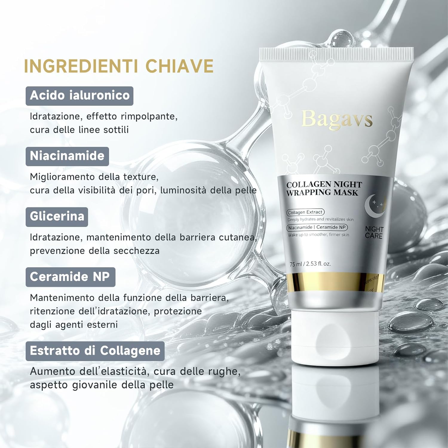 Detalle de Bagavs Maschera Collagene 75 ml peel-off