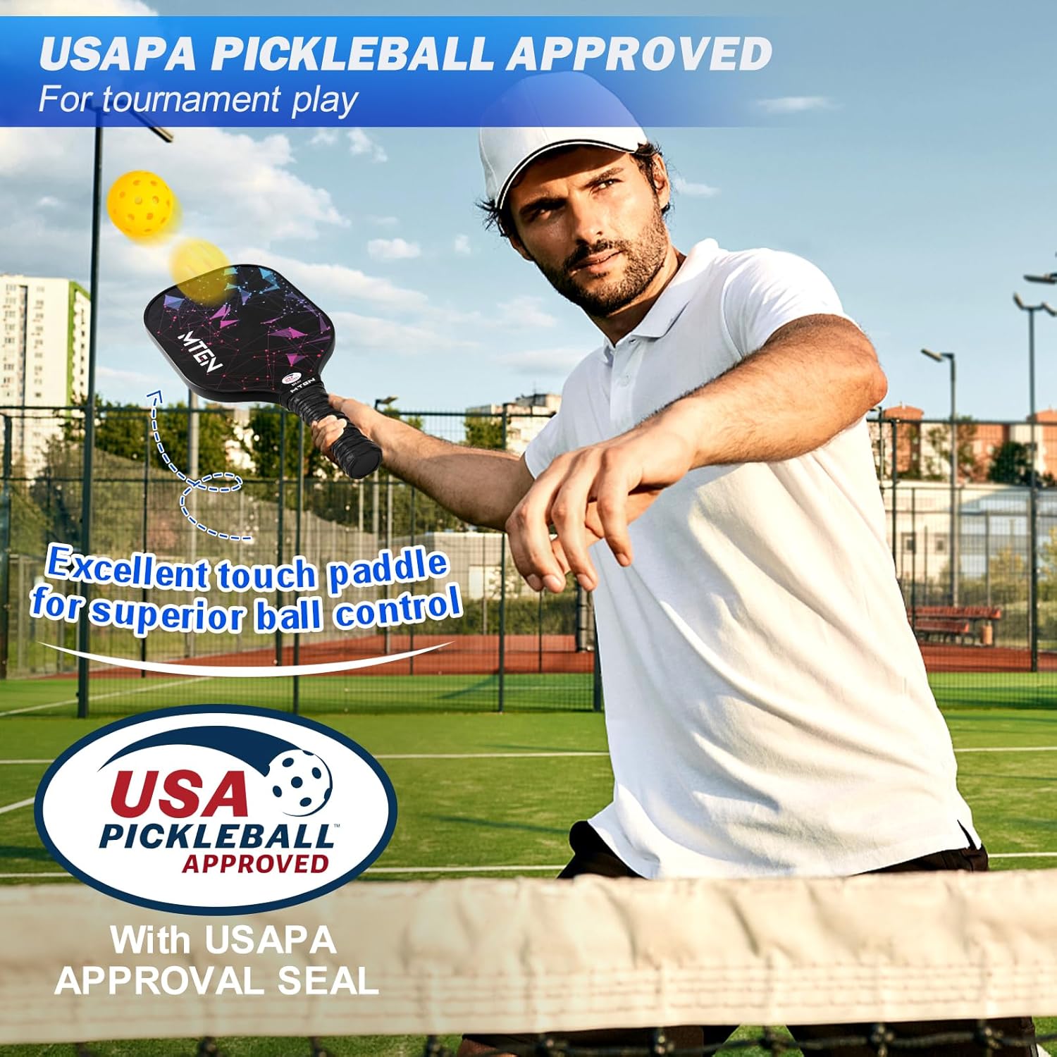 Thumbnail 1 de Pickleball paddles set 7.8 oz
