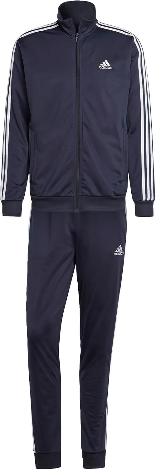 Thumbnail 6 de Adidas Herren Tracksuit Basic 3 Stripes Tricot Dunkelblau, Größe L