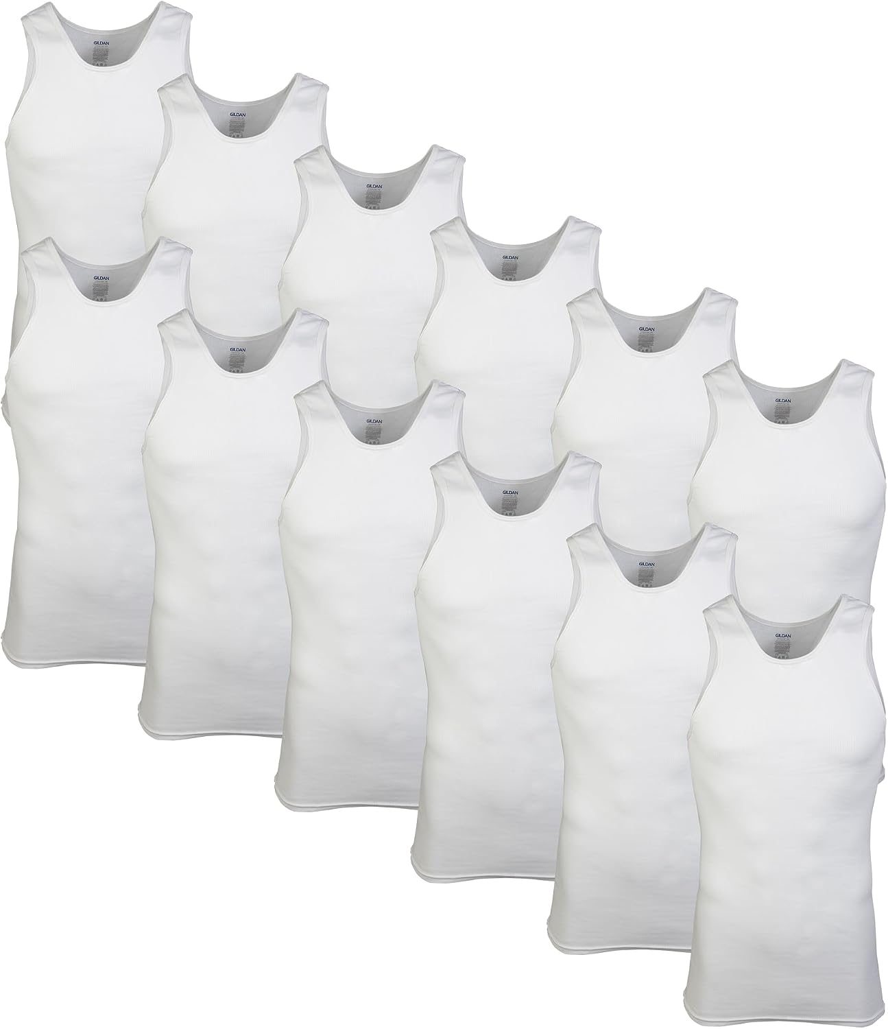 Thumbnail 1 de Gildan Men's A-Shirts Tank Multipack 3-pack